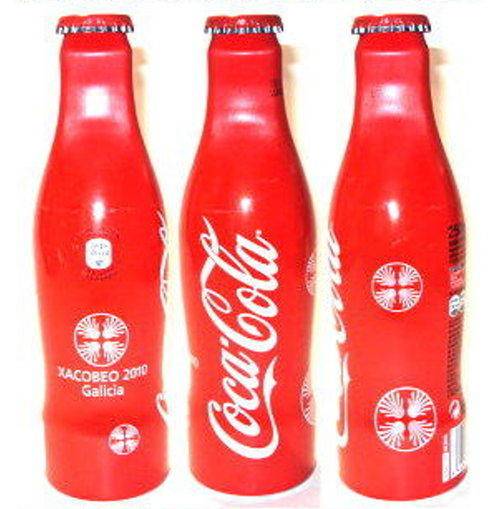 ( Coca Cola.SPAIN 2010 ) XACOBEO Galicia alu Bottle / Full