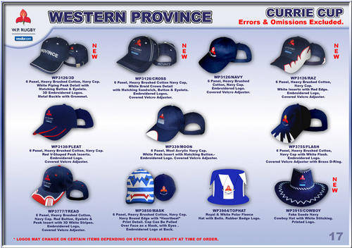 WESTERN PROVINCE CAPS(OFFICIAL)