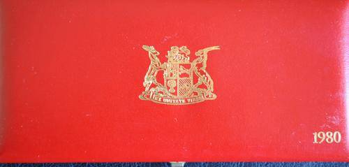 1980 LONG PROOF SET R1 AND R2 GOLD COINS ONLY.......12 GRAMS OF 22 CT GOLD BEAUTIFULL MINTSTATE