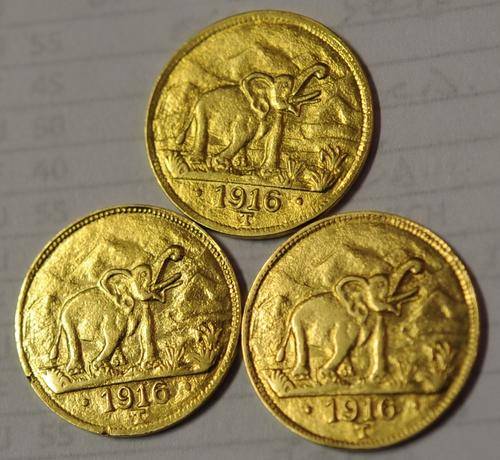 1916 TABORA GOLD POUND SET RARE GREAT INVESTMENT SOUGHT AFTER SELDOM SEEN IN HIGH GRADES