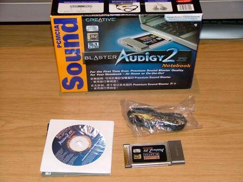 Creative Sound Blaster Audigy 2 ZS Notebook sound card