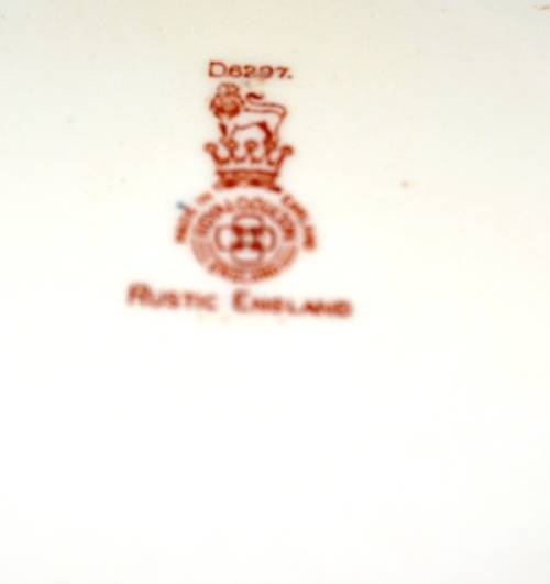 XMAS REDUCTION Royal Doulton Rack Plate Rustic England
