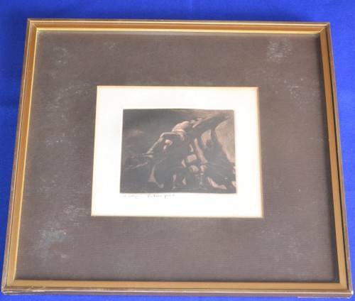W.H. COETZER-- ETCHING