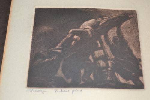 W.H. COETZER-- ETCHING