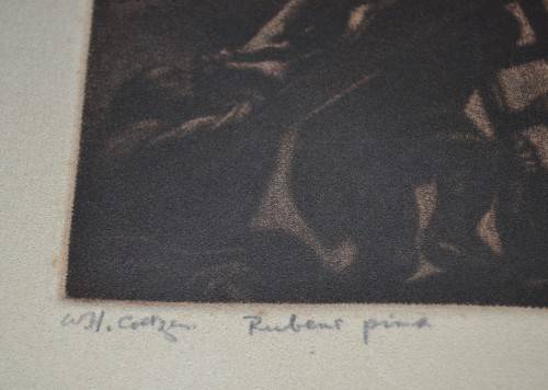W.H. COETZER-- ETCHING