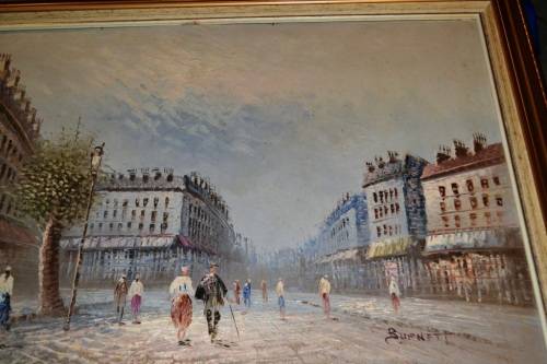 Large Oil on Board - Signed Burnett
