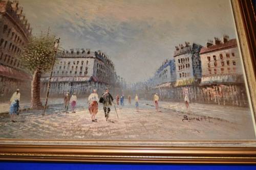 Large Oil on Board - Signed Burnett