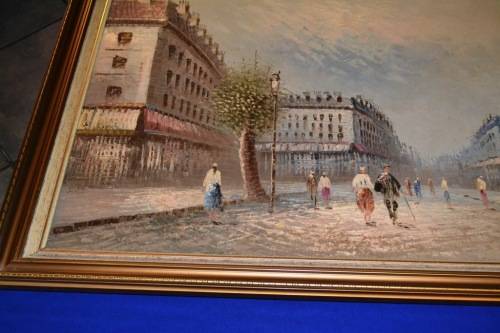 Large Oil on Board - Signed Burnett