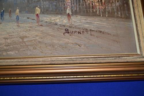Large Oil on Board - Signed Burnett