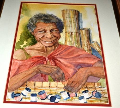 Di Walsh `Nostalgia` Watercolour - Framed behind glass