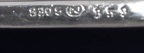Hallmarked Silver Double CandleStick / Candle Holder