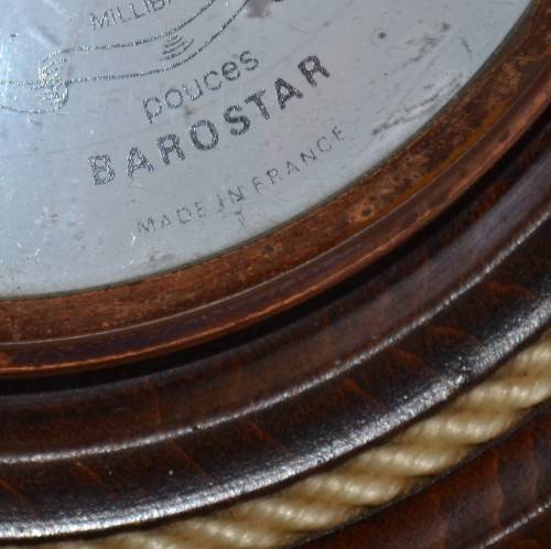 Set of Two Wooden Barometers - Untested