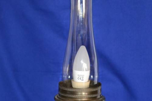 Victorian Style Banquet Lamp - Electric in Working order