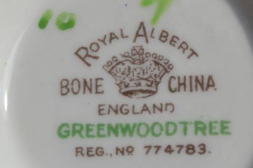 Royal Albert "Greenwood Tree" Trio c1930