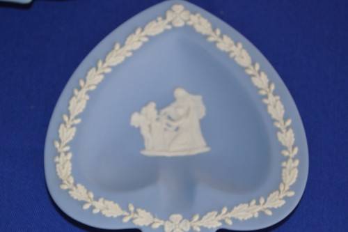 Wedgwood Jasperware  Pin Dishes - Spade, Club and diamond