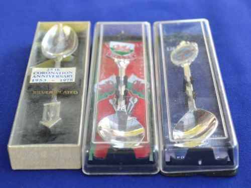 Silver Plated Spoons - Boxed  x 3