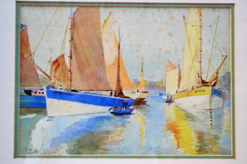 Beautiful Water Colour - Framed behind Glass