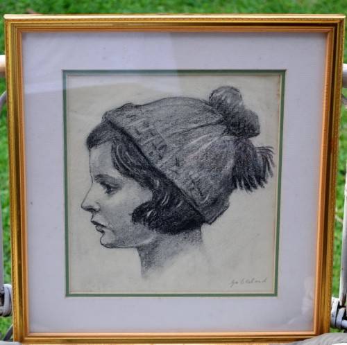 Great Signed Sketch - Framed Behind Glass