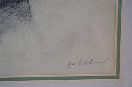 Great Signed Sketch - Framed Behind Glass