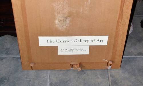 Samuel Miller "Emily Moulton' Print framed behind glass *** RARE ***