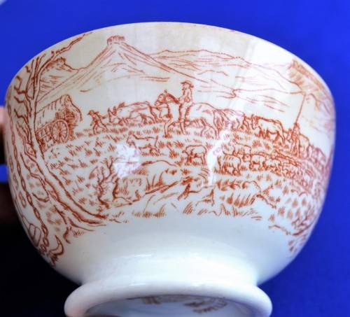 Vintage "Die Groot Trek" Commemorative Bowl c1938