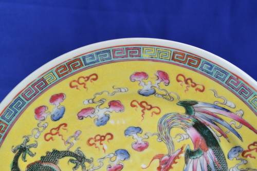 Famille Jaune Vintage Plates x 6