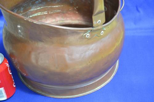 Vintage Copper Coal Scuttle