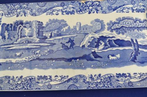 Spode  Blue Italian Sandwich Tray