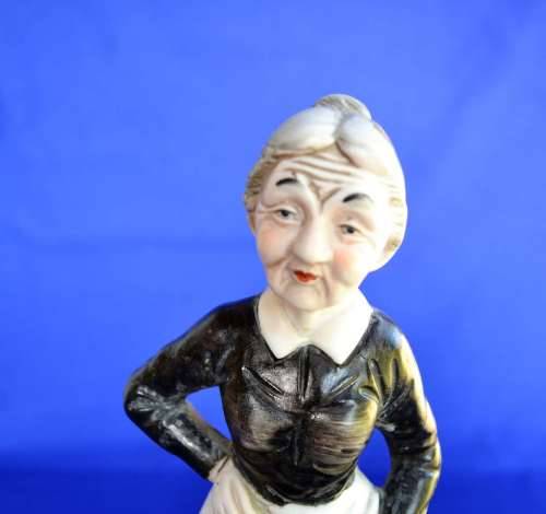 Bisque Porcelain Granny Figurine REDUCED