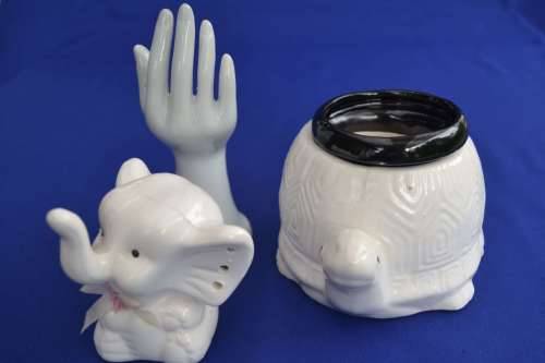 White  Porcelain Items - Three pieces