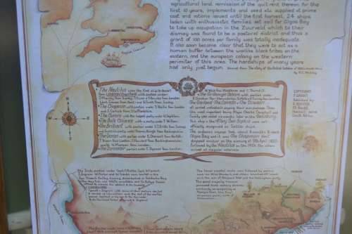 1820 Settlers Memorial Poster - Framed behind Glass