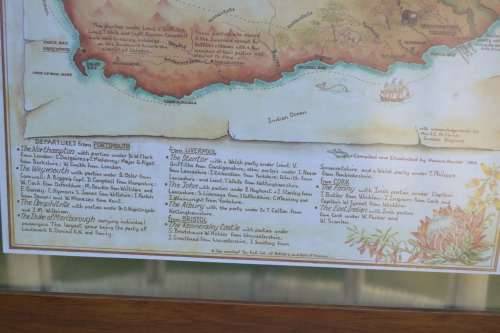 1820 Settlers Memorial Poster - Framed behind Glass