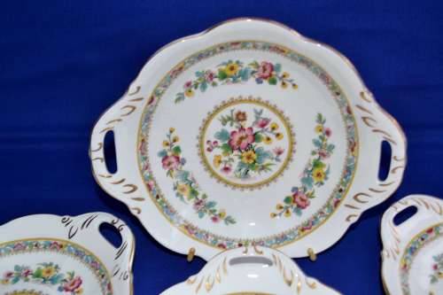 Coalport `Ming Rose` Sweet Dishes -Six Pieces