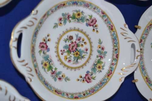 Coalport `Ming Rose` Sweet Dishes -Six Pieces