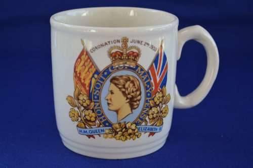 J&G Meakin Commemorative Mug - Coronation of Queen Elizabeth II 1953