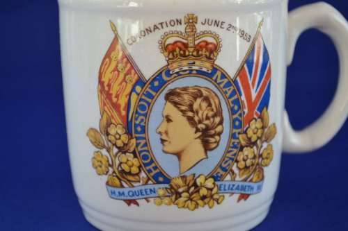 J&G Meakin Commemorative Mug - Coronation of Queen Elizabeth II 1953