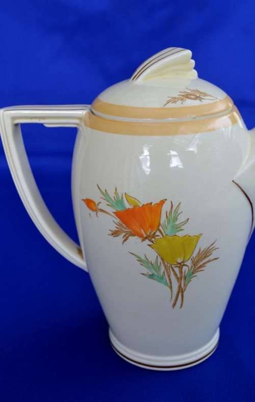 Wedgwood & Co  Vintage Art Deco Coffee Pot
