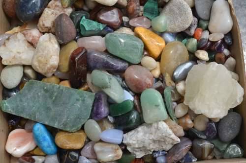 Large Collection of Stones and Semi Precious Stones
