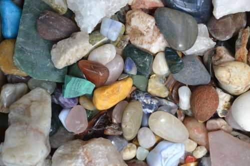 Large Collection of Stones and Semi Precious Stones