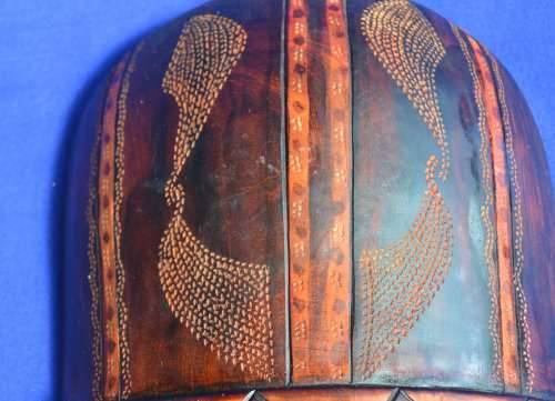 Vintage Large Vintage Dot Tribal Mask