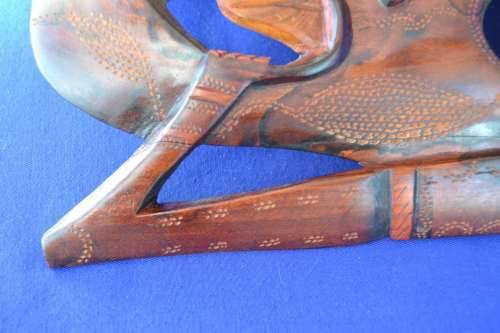 Vintage Large Vintage Dot Tribal Mask