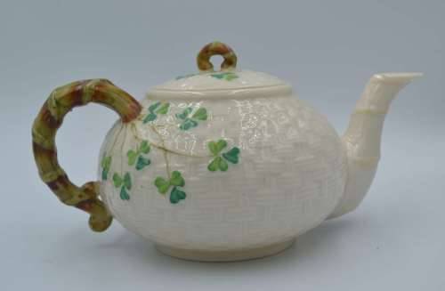 Belleek Classic Shamrock Irish Tea Set - 21 Pieces