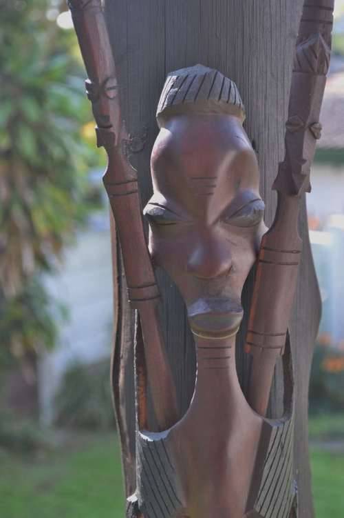 African Shona Shield Mask