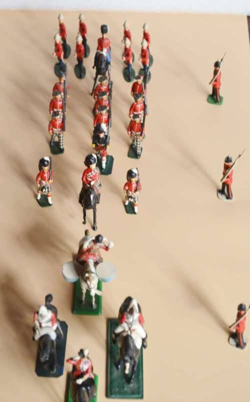 Vintage Metal Figures - HRH Queen Elizabeth II Trooping the Colour Parade