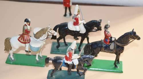 Vintage Metal Figures - HRH Queen Elizabeth II Trooping the Colour Parade
