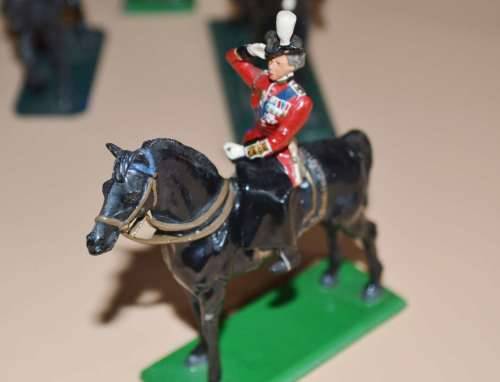 Vintage Metal Figures - HRH Queen Elizabeth II Trooping the Colour Parade