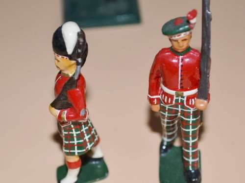Vintage Metal Figures - HRH Queen Elizabeth II Trooping the Colour Parade