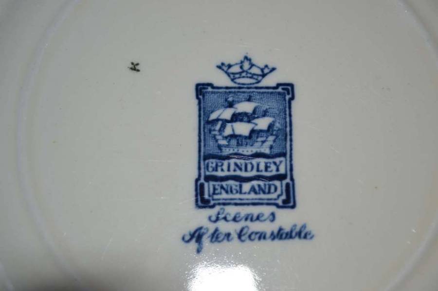 Assorted Blue and White Items - Various Makers - 4 Pieces