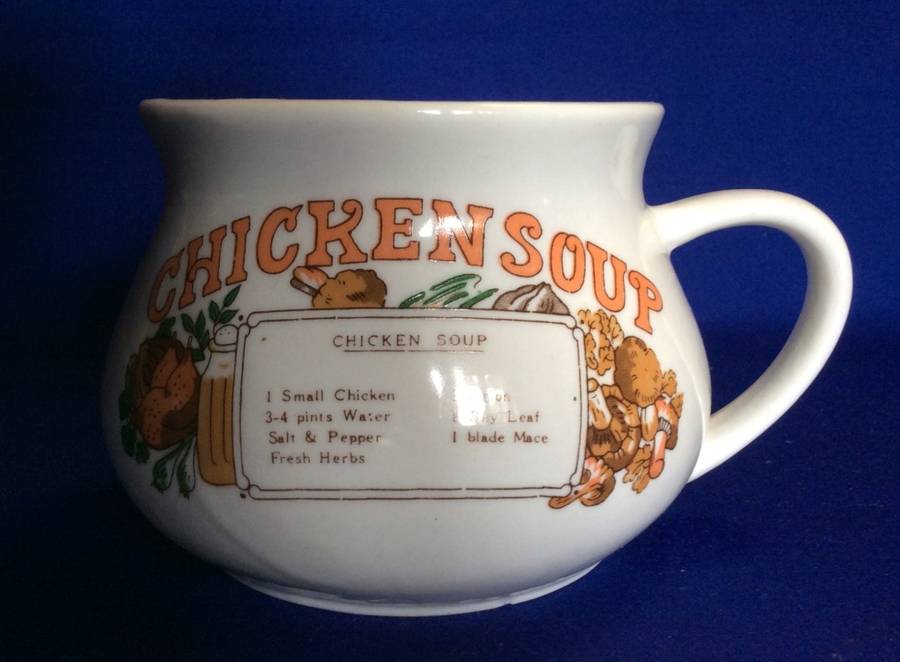 Vintage Regent Stone Recipe Soup Mugs Plus additional  Unmarked Soup Mug