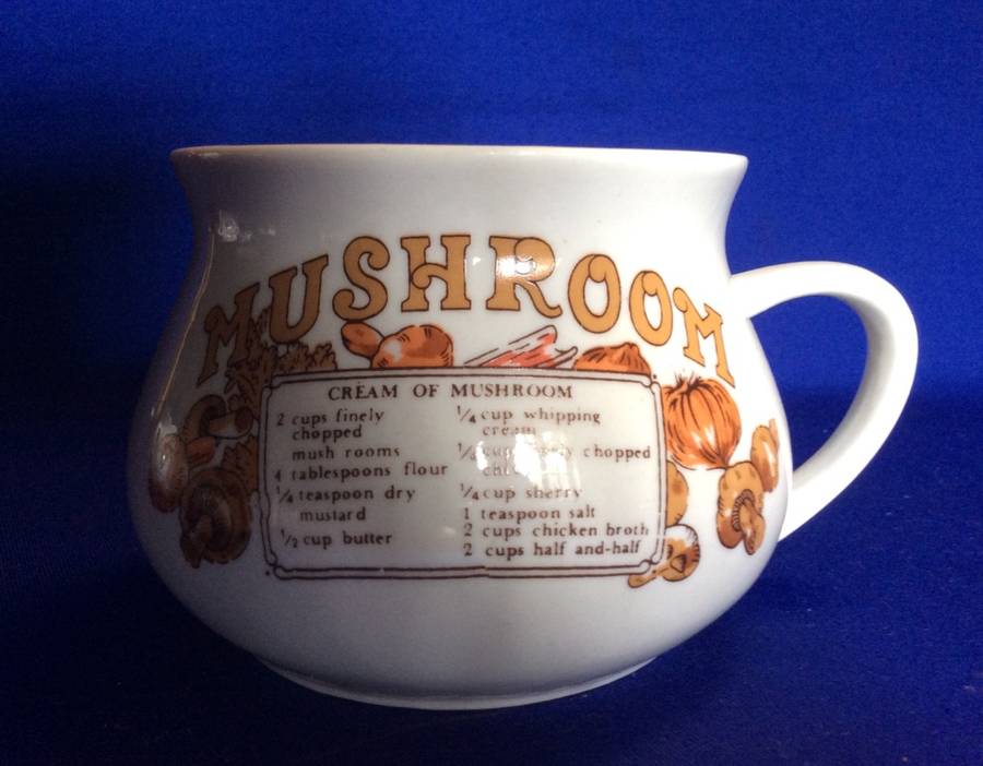 Vintage Regent Stone Recipe Soup Mugs Plus additional  Unmarked Soup Mug